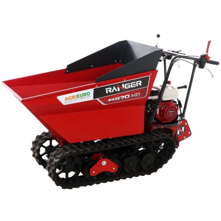 Ranger M570 HD-E telaketjudumppperi, Honda GX200, 6,5 HP, sähköinen käynnistys