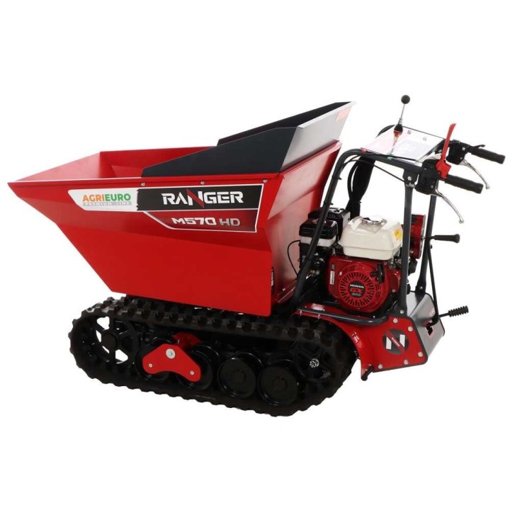 Ranger M570 HD-E telaketjudumppperi, Honda GX200, 6,5 HP, sähköinen käynnistys
