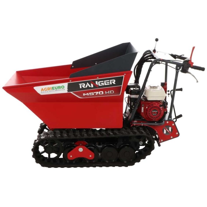 Ranger M570 HD-E telaketjudumppperi, Honda GX200, 6,5 HP, sähköinen käynnistys