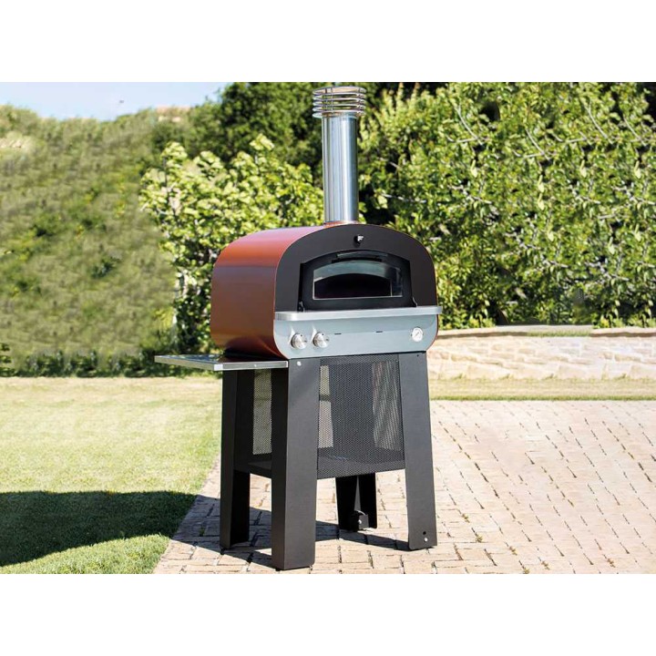 Fontana Piero hybridiuuni kaasulle ja puulle, ulkokäyttöön, 8 kW