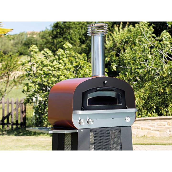 Fontana Piero hybridiuuni kaasulle ja puulle, ulkokäyttöön, 8 kW