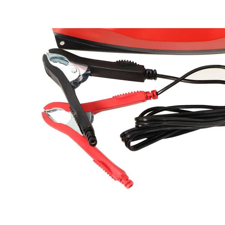 Valex LCD Power Battery akkulaturi ja ylläpitäjä, 6–12 V, 4 A, LCD-näyttö