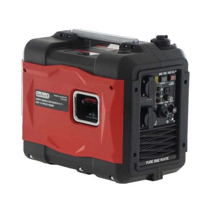 GeoTech SQL3000i EVO invertterigeneraattori, 2,9 kW, 230 V, bensiini