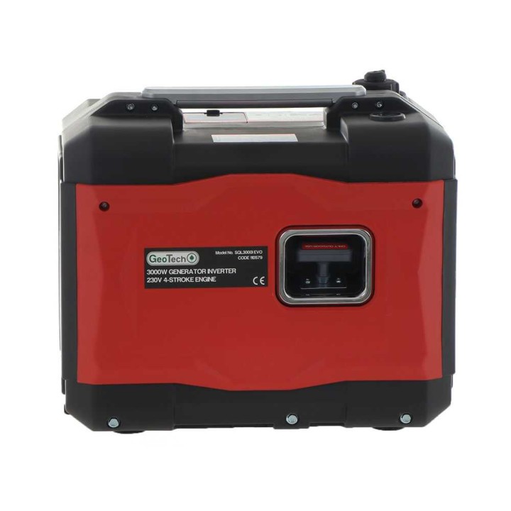 GeoTech SQL3000i EVO invertterigeneraattori, 2,9 kW, 230 V, bensiini