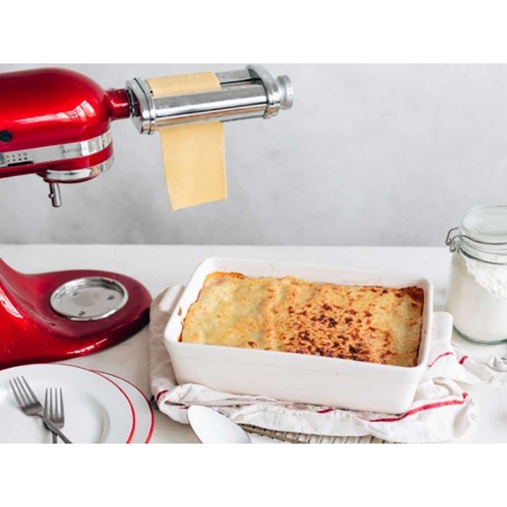 KitchenAid-pastalisälaite, tela ja leikkuri, 8 paksuusasetusta, 14 cm