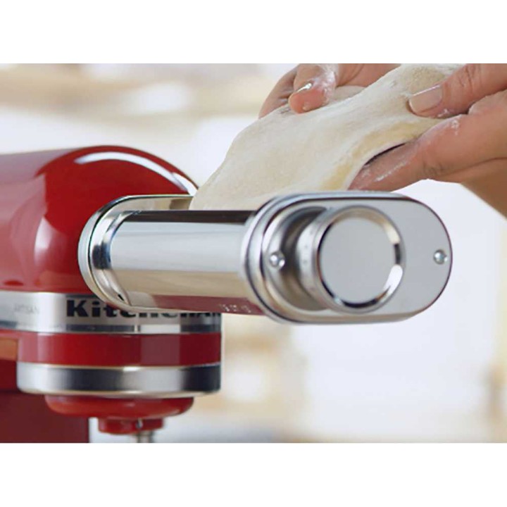 KitchenAid-pastalisälaite, tela ja leikkuri, 8 paksuusasetusta, 14 cm