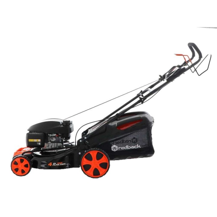 Redback S511VHY 4-in-1-bensiiniruohonleikkuri, Honda GCVx200, 6,5 HP, 50 cm