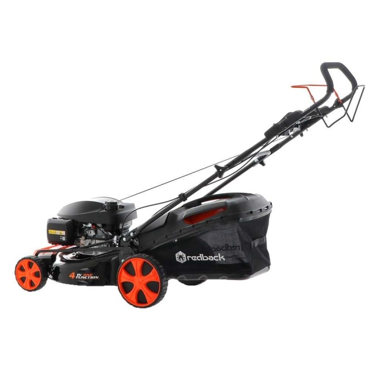 Redback S511VHY 4-in-1-bensiiniruohonleikkuri, Honda GCVx200, 6,5 HP, 50 cm