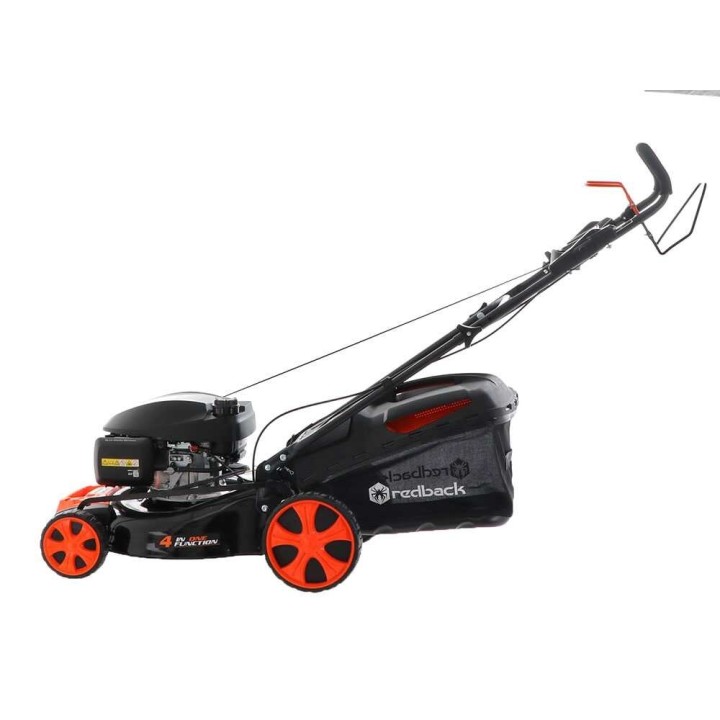 Redback S511VHY 4-in-1-bensiiniruohonleikkuri, Honda GCVx200, 6,5 HP, 50 cm