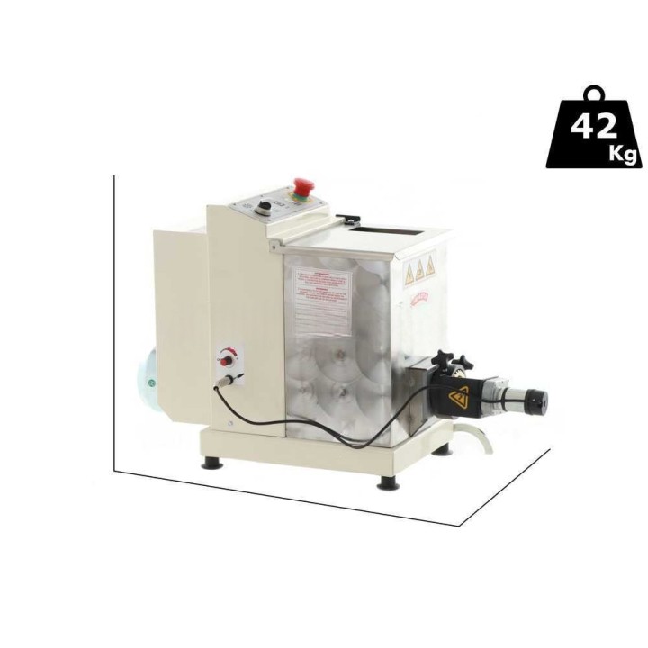 Fama Industrie Grande pastakone pastaleikkurilla, kolmivaiheinen, 750 W, 400 V