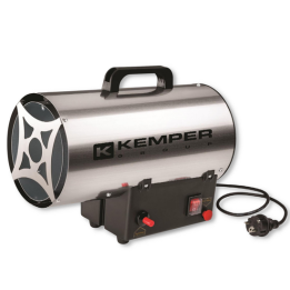Kemper 65311 INOX kaasukäyttöinen kuumailmageneraattori 10 kW 230 V