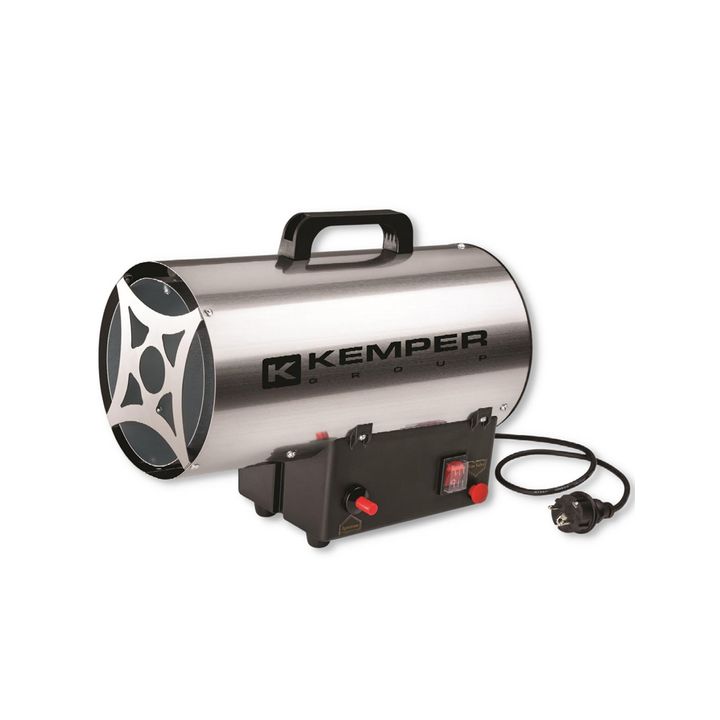 Kemper 65311 INOX kaasukäyttöinen kuumailmageneraattori 10 kW 230 V