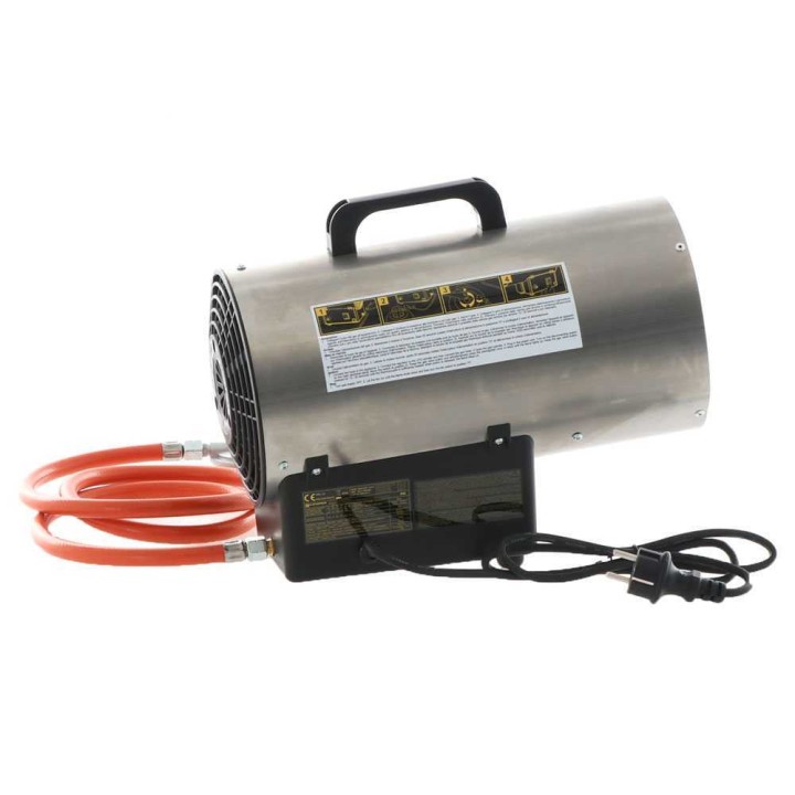 Kemper 65311 INOX kaasukäyttöinen kuumailmageneraattori, 10 kW, 230 V