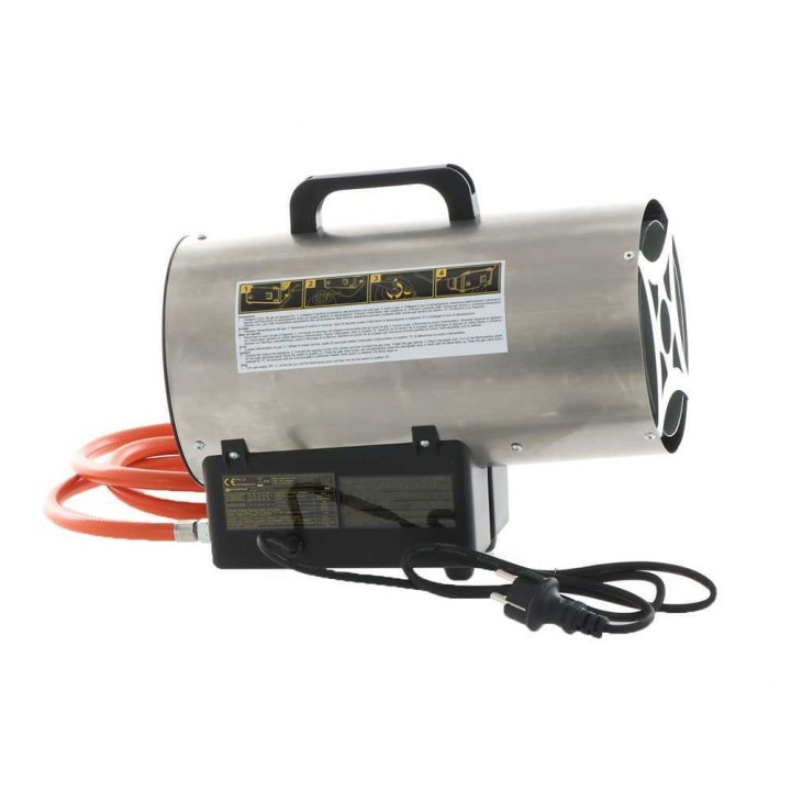 Kemper 65311 INOX kaasukäyttöinen kuumailmageneraattori, 10 kW, 230 V