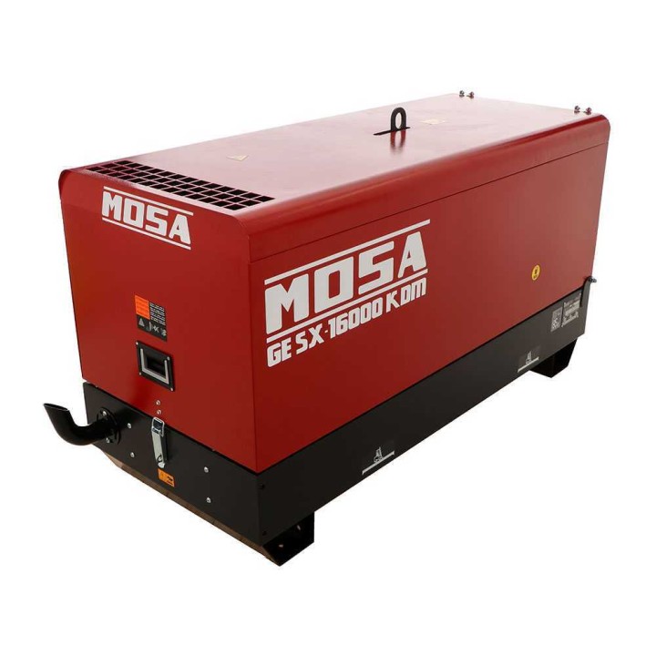 MOSA GE SX 16000 KDM dieselgeneraattori, 14,4 kW, yksivaiheinen, ATS