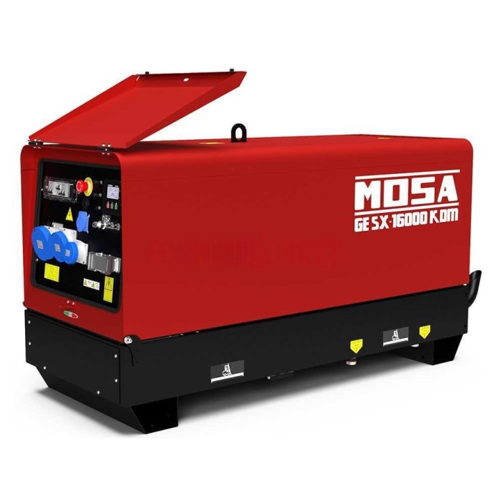 MOSA GE SX 16000 KDM dieselgeneraattori, 14,4 kW, yksivaiheinen, ATS