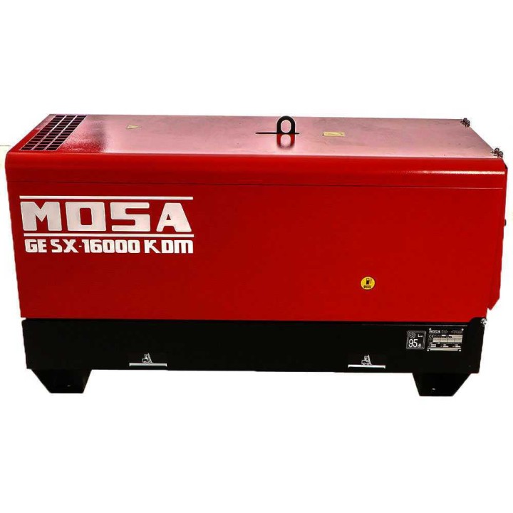 MOSA GE SX 16000 KDM dieselgeneraattori, 13 kW, 14,4 kW, 230 V
