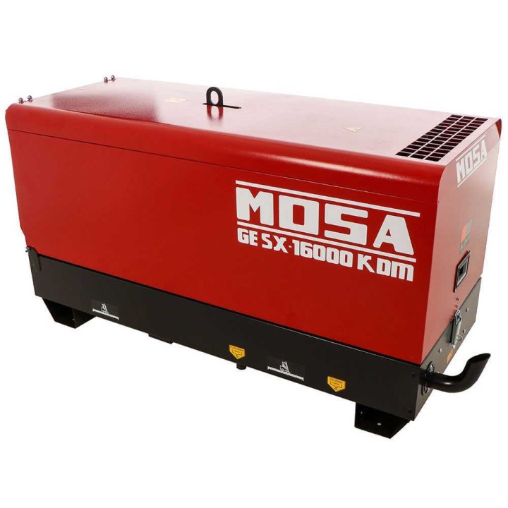 MOSA GE SX 16000 KDM dieselgeneraattori, 13 kW, 14,4 kW, 230 V