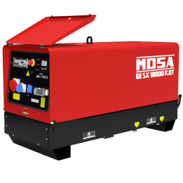 MOSA GE SX 18000 KDT äänieristetty dieselgeneraattori 14 4 kW
