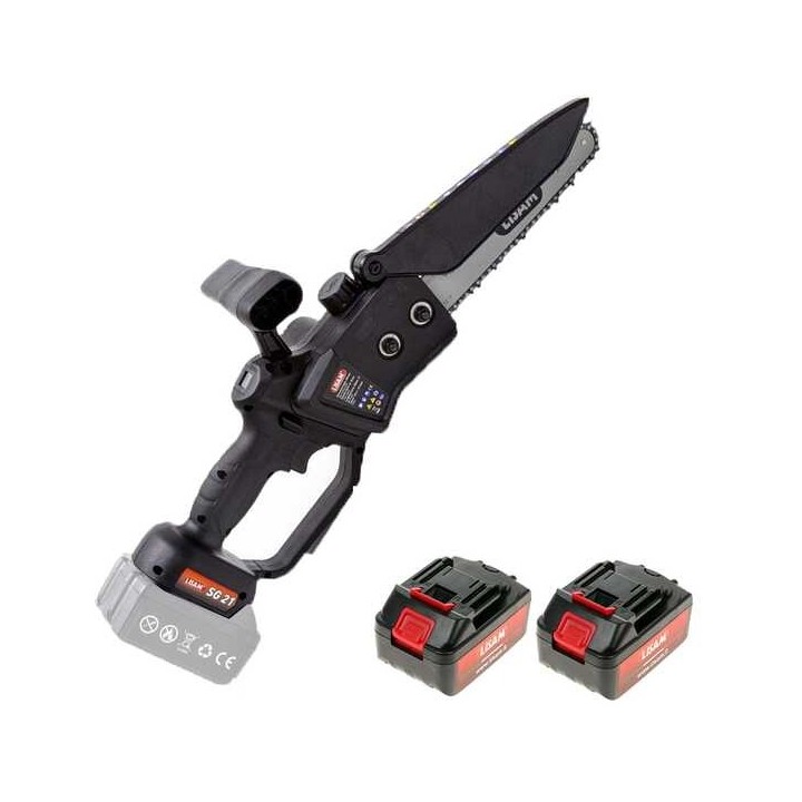 Lisam SG 21 akkupuunoksasaha 20 cm 2 18 V 4 Ah akku