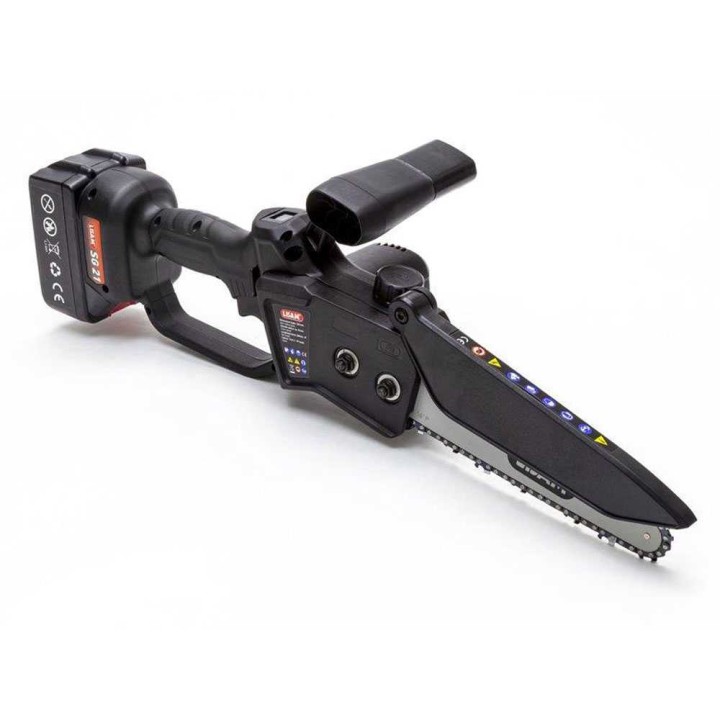 Lisam SG 21 -akkupuunoksasaha, 20 cm, 2 × 18 V 4 Ah-akku
