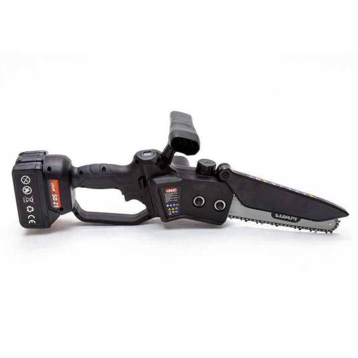 Lisam SG 21 -akkupuunoksasaha, 20 cm, 2 × 18 V 4 Ah-akku