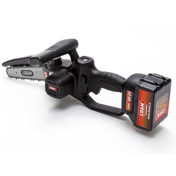 Lisam SG 21 -akkupuunoksasaha, 20 cm, 2 × 18 V 4 Ah-akku