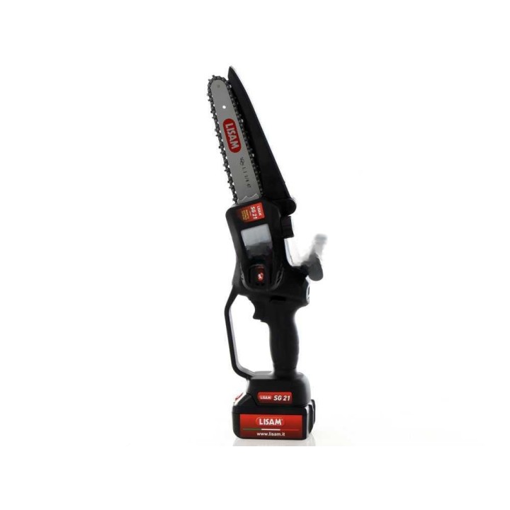 Lisam SG 21 -akkupuunoksasaha, 20 cm, 2 × 18 V 4 Ah-akku