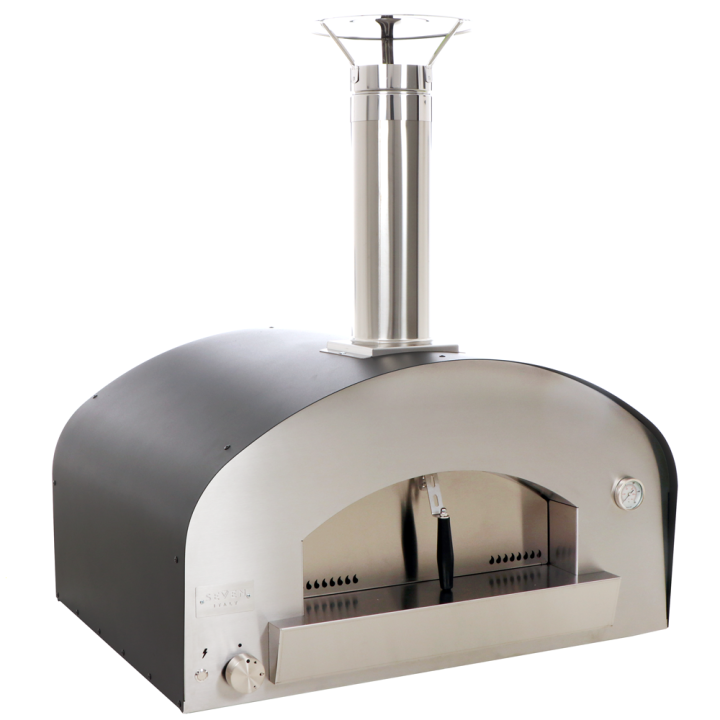 Seven Italy Eros Antracite kaasupizzauuni 80 60 cm 4 pizzaa