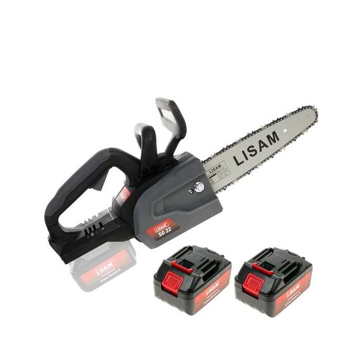 LISAM SG 22 akkukäyttöinen karsintamoottorisaha 25 cm 2 18 V 4 Ah