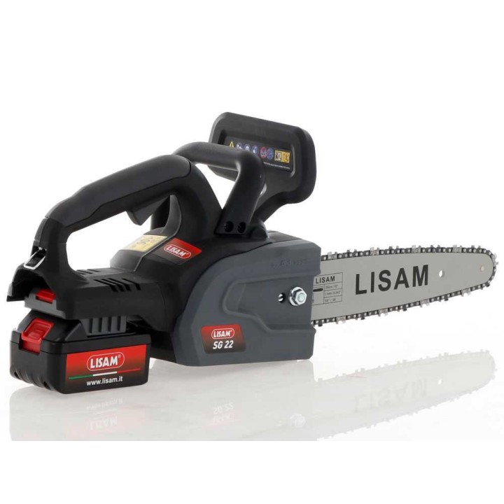 LISAM SG 22 -akkukäyttöinen karsintamoottorisaha, 25 cm, 2 × 18 V 4 Ah