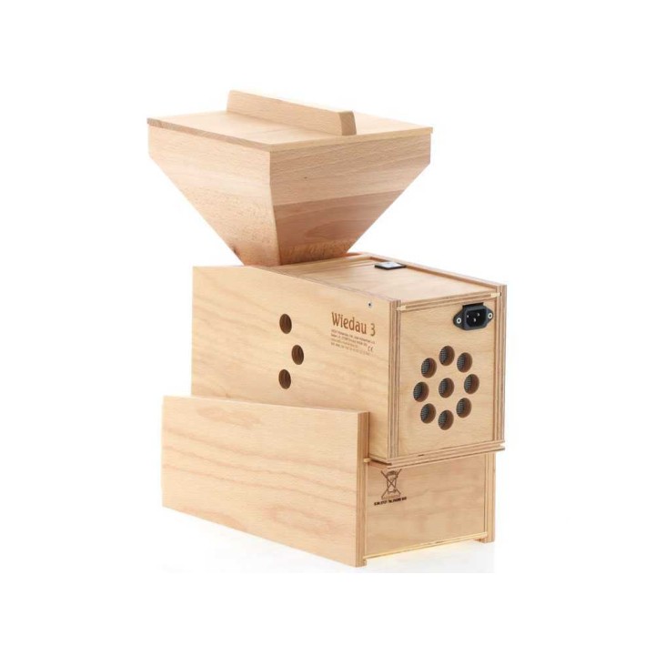 Wiedau 3 kivimylly jauhoille, pyökkipuu, 600 W, 300 g/min