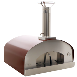 Seven Italy Ade Rosso puulämmitteinen pizzauuni 80 80 cm punainen