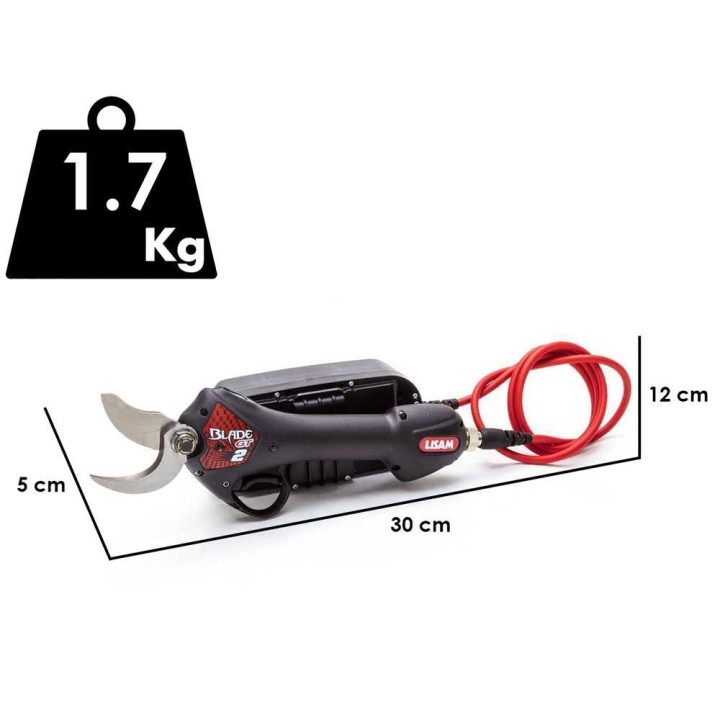 Lisam BLADE GT 2 -akkasakset, 50,4 V, 2,9 Ah