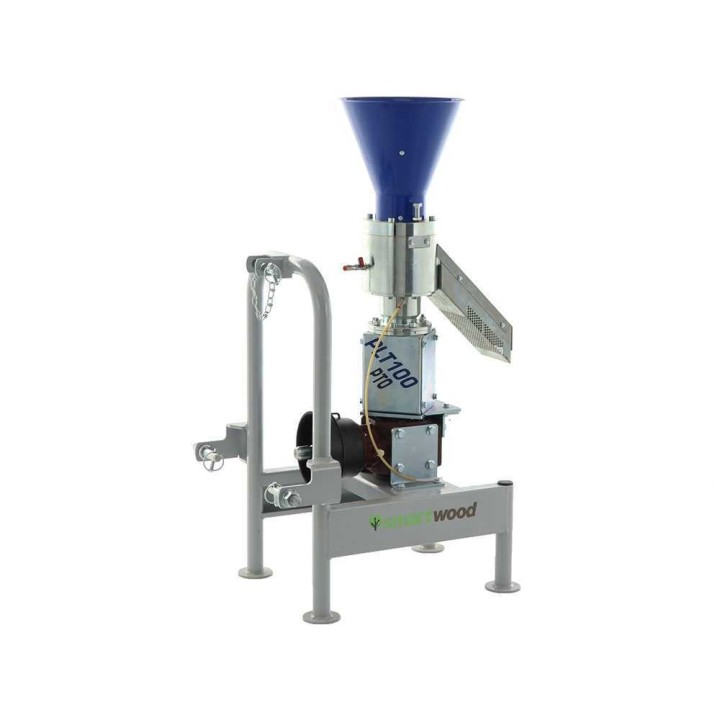 Smartwood PLT-100 PTO -pellettikone traktorikäyttöön, 60–70 kg/h, 6 mm