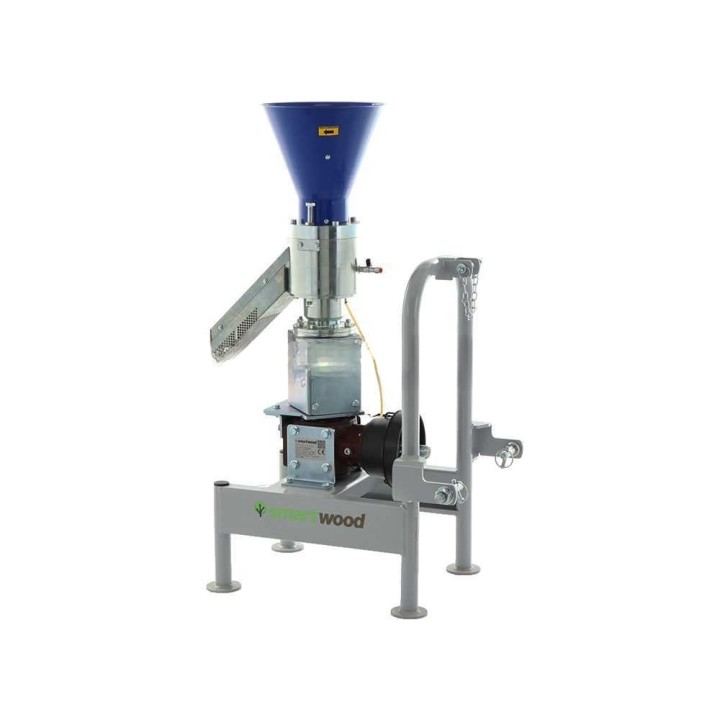 Smartwood PLT-100 PTO -pellettikone traktorikäyttöön, 60–70 kg/h, 6 mm