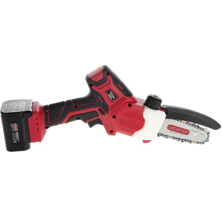 Archman PE02 akkukäyttöinen oksasaha, 350 W, 15 cm, 2 akkua