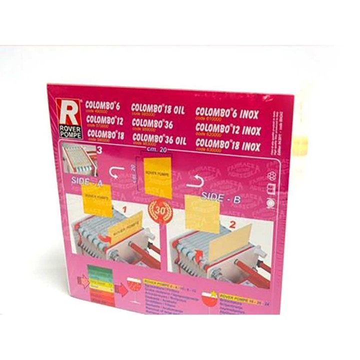 Rover Tipo 16 suodatinlevyt viinisuodatinpumppuun, 20 × 20 cm, 25 kpl