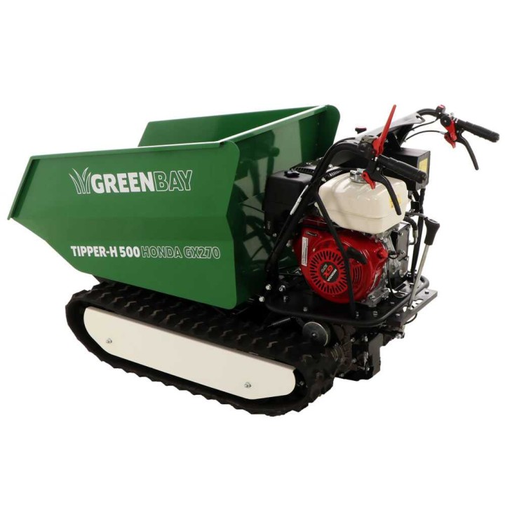 TIPPER-H 500 telaketjudumppperi Honda GX270, 9 HP, 500 kg, hydraulinen kippilava