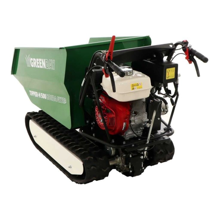 TIPPER-H 500 telaketjudumppperi Honda GX270, 9 HP, 500 kg, hydraulinen kippilava