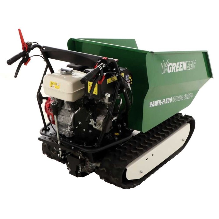 TIPPER-H 500 telaketjudumppperi Honda GX270, 9 HP, 500 kg, hydraulinen kippilava