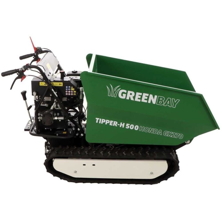 TIPPER-H 500 telaketjudumppperi Honda GX270, 9 HP, 500 kg, hydraulinen kippilava