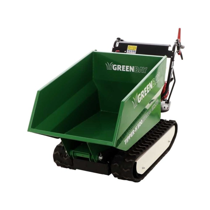 TIPPER-H 500 telaketjudumppperi Honda GX270, 9 HP, 500 kg, hydraulinen kippilava