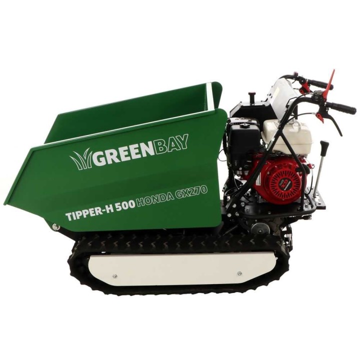 TIPPER-H 500 telaketjudumppperi Honda GX270, 9 HP, 500 kg, hydraulinen kippilava