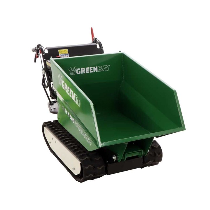 TIPPER-H 500 telaketjudumppperi Honda GX270, 9 HP, 500 kg, hydraulinen kippilava
