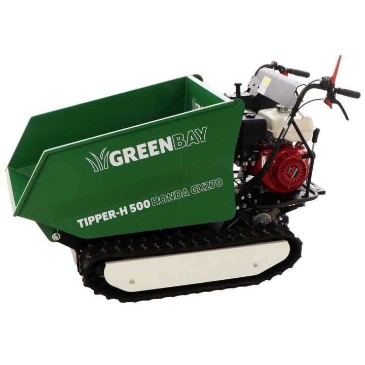 TIPPER-H 500 telaketjudumppperi Honda GX270, 9 HP, 500 kg, hydraulinen kippilava