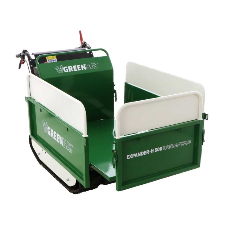 EXPANDER-H 500 telavetoinen kuljetuskärry, Honda GX270, 500 kg, hydraulinen kippaus