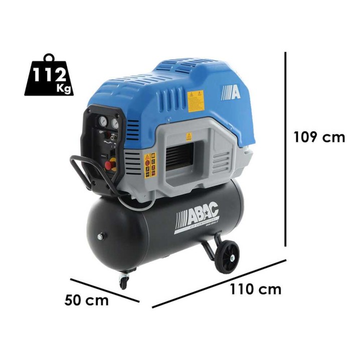 ABAC Spinn D 2.2 90W 10 230/50 ruuvikompressori, 3 HP, 90 l, 230 V