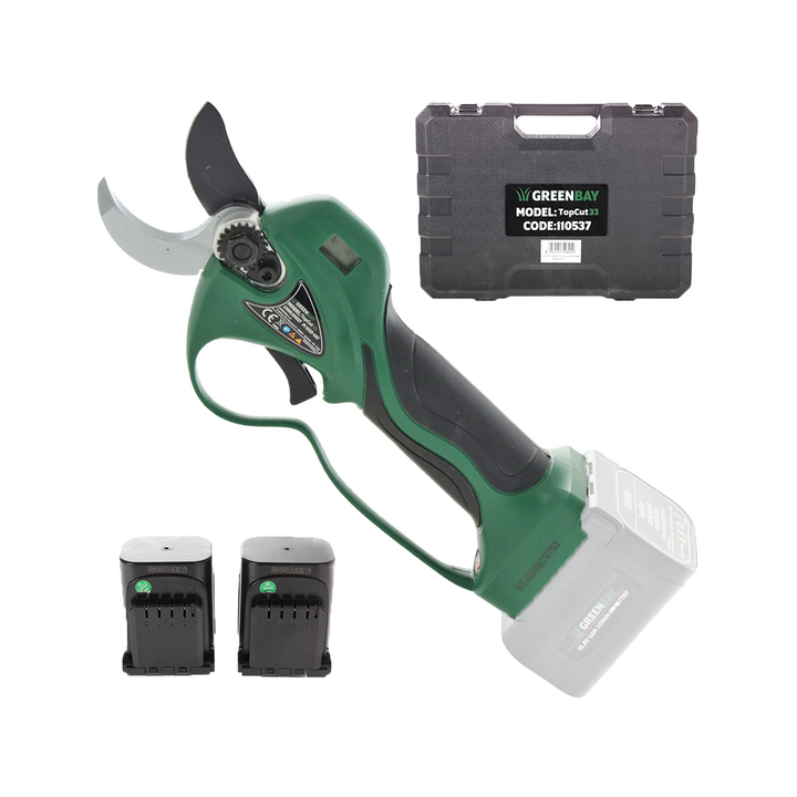 GreenBay TopCut 33 sähköiset oksasakset 2 16 8 V 32 mm
