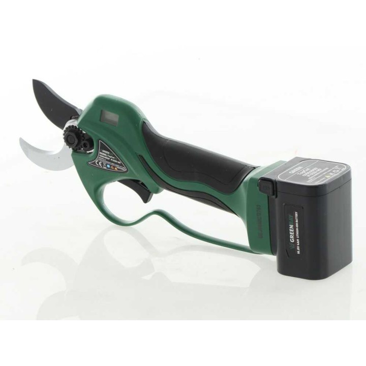 GreenBay TopCut 33 sähköiset oksasakset, 2 × 16,8 V, 32 mm